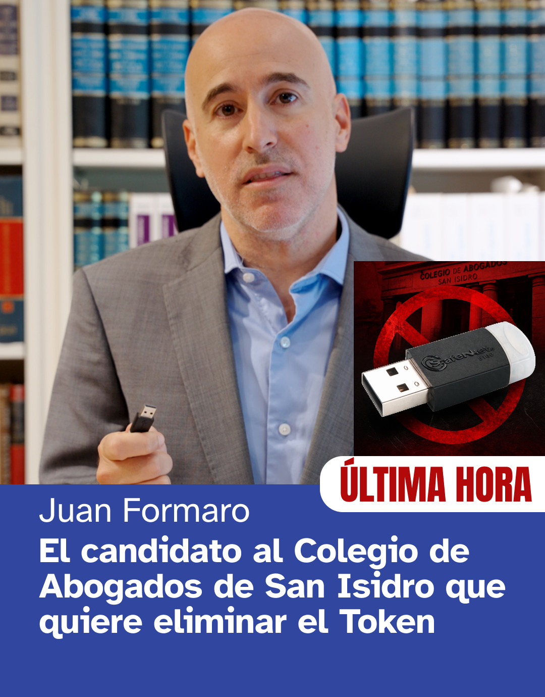 Imagen ilustrativa de la nota sobre la propuesta de eliminar el token